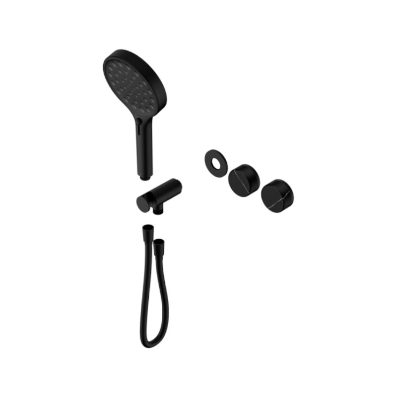 Nero Serenity Progressive Hand Shower System Marquina Black Handle Trim Kit Only MB