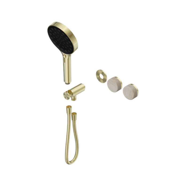 Nero Serenity Progressive Hand Shower System Rome Travertine Handle Trim Kit Only BG