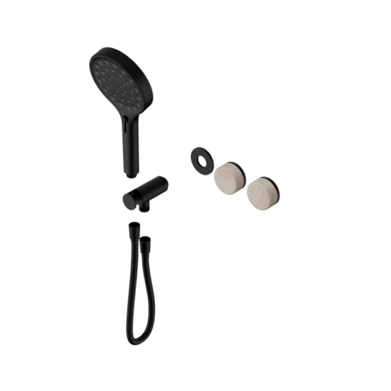 Nero Serenity Progressive Hand Shower System Rome Travertine Handle Trim Kit Only MB