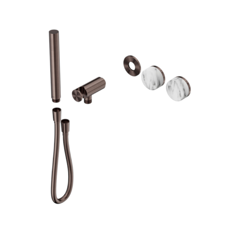 Nero Serenity Progressive Shower System Arabescato Corchia And Trim Kit Only BZ