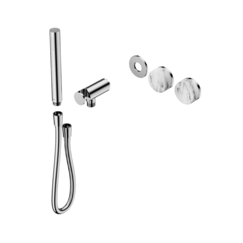 Nero Serenity Progressive Shower System Arabescato Corchia And Trim Kit Only CH