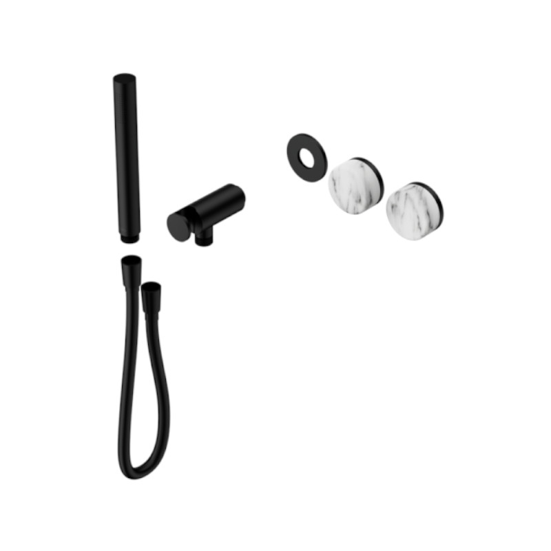 Nero Serenity Progressive Shower System Arabescato Corchia And Trim Kit Only MB
