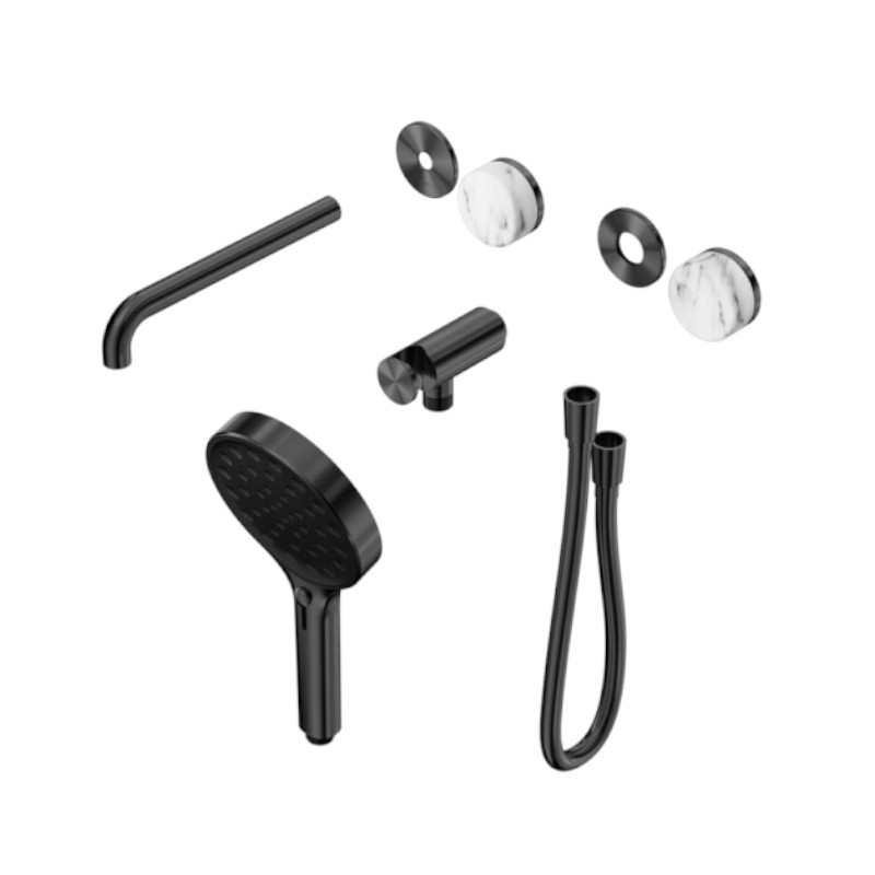 Nero Serenity Progressive Shower System Arabescato Corchia Handle Trim Kit Only GM
