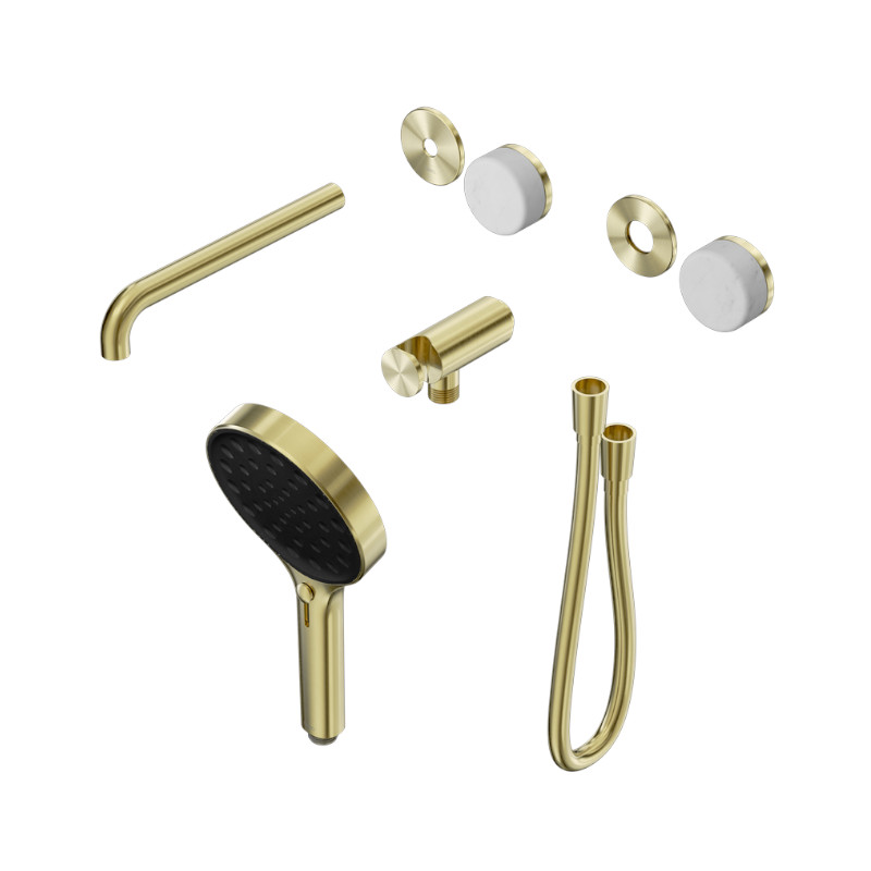 Nero Serenity Progressive Shower System Carrara Handle And Slim Shower Trim Kit Only BG