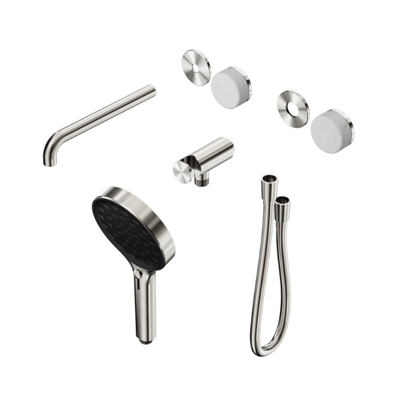 Nero Serenity Progressive Shower System Carrara Handle And Slim Shower Trim Kit Only BN
