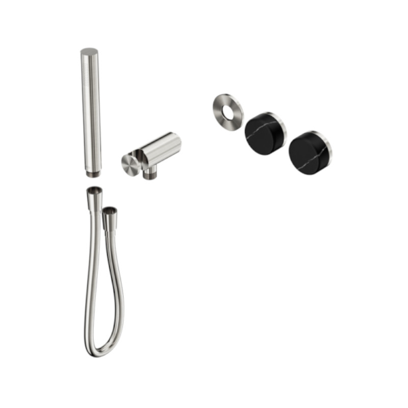 Nero Serenity Progressive Shower System Marquina Black Handle And Trim Kit Only BN