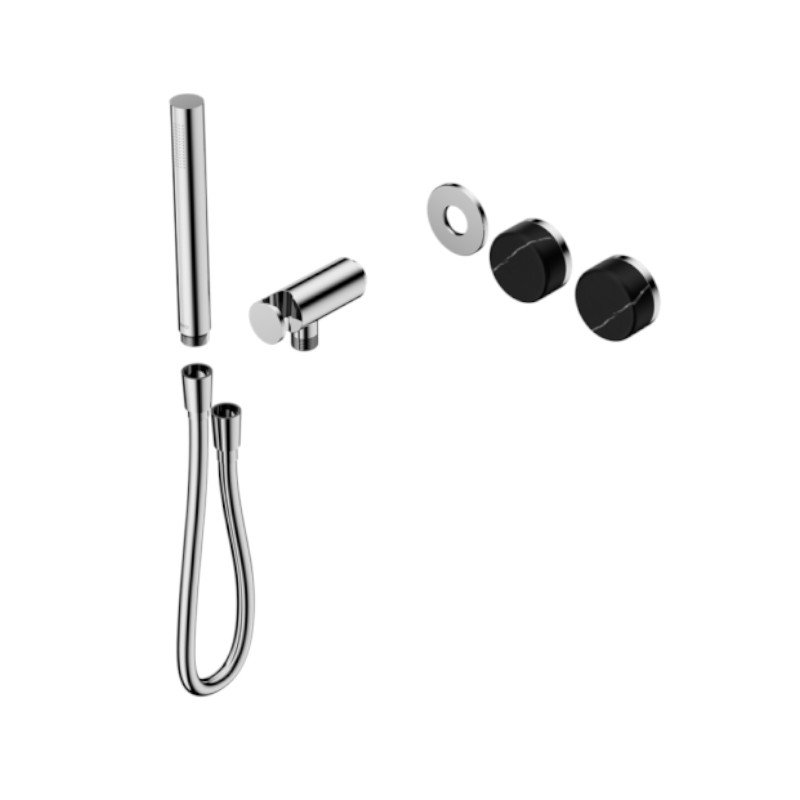 Nero Serenity Progressive Shower System Marquina Black Handle And Trim Kit Only CH