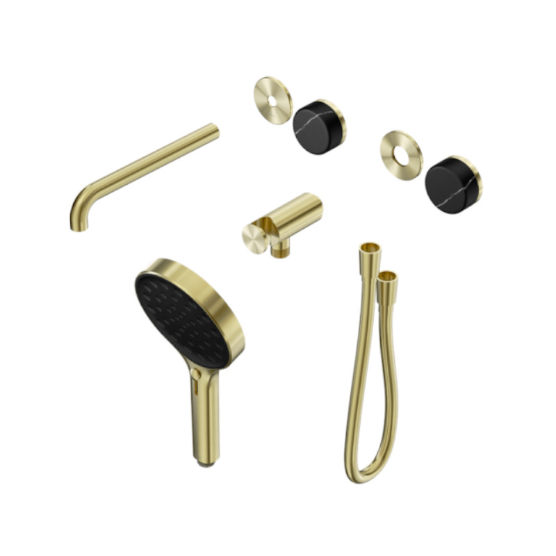 Nero Serenity Progressive Shower System Marquina Black Handle Trim Kit Only BG