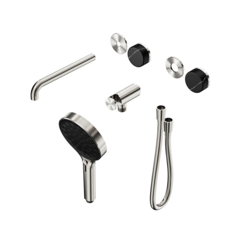 Nero Serenity Progressive Shower System Marquina Black Handle Trim Kit Only BN
