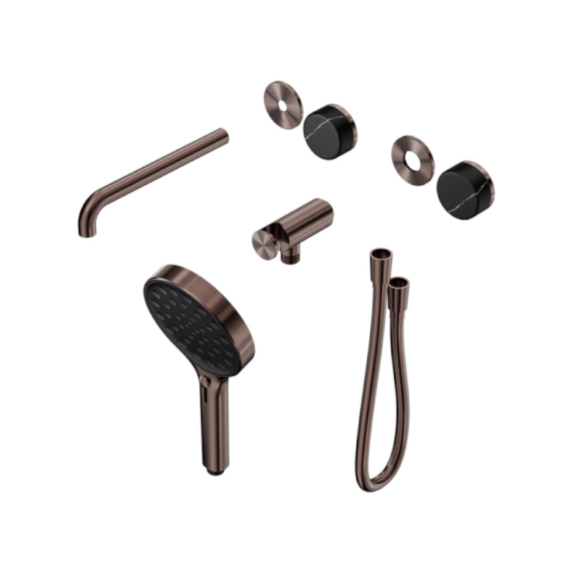 Nero Serenity Progressive Shower System Marquina Black Handle Trim Kit Only BZ