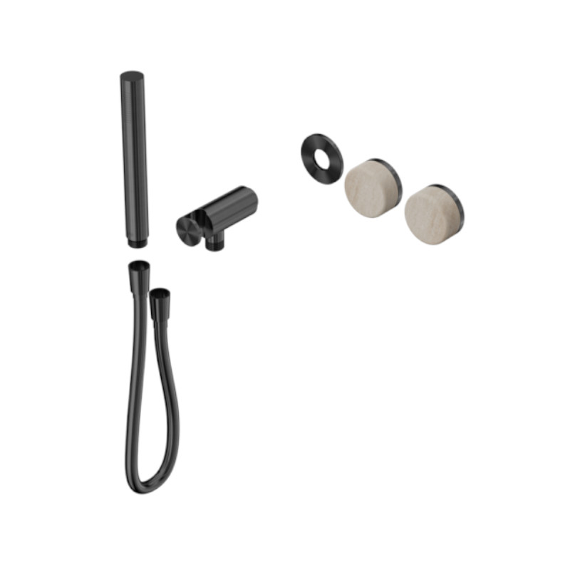 Nero Serenity Progressive Shower System Rome Travertine Handle And Trim Kit Only GM