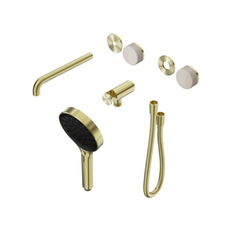 Nero Serenity Progressive Shower System Rome Travertine Handle Trim Kit Only BG