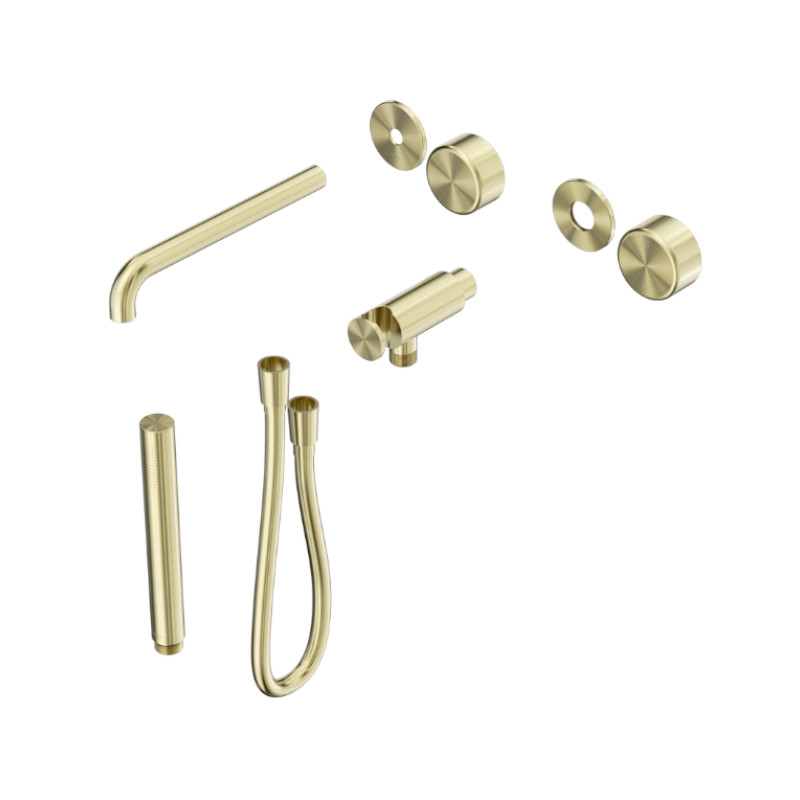 Nero Serenity Progressive Shower System Spout Metal Handle And Slim Shower Trim Kit Only BG