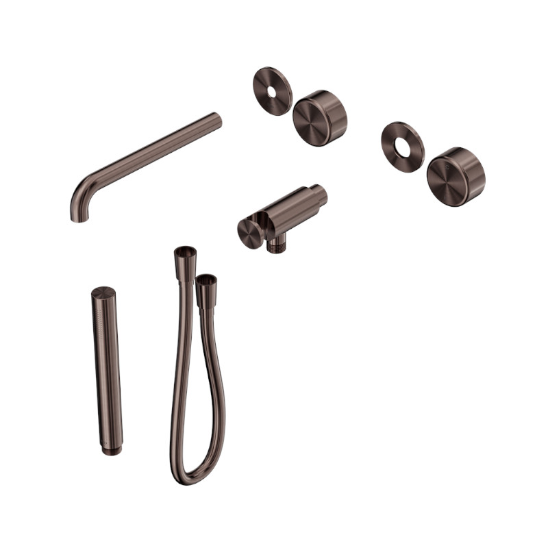Nero Serenity Progressive Shower System Spout Metal Handle And Slim Shower Trim Kit Only BZ