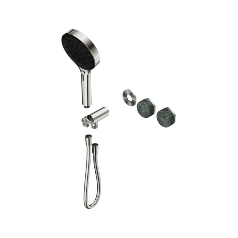 Nero Serenity Progressive Shower System With Verde Alpi Handle Trim Kit Only BN