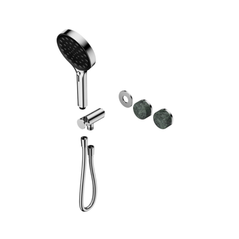 Nero Serenity Progressive Shower System With Verde Alpi Handle Trim Kit Only CH