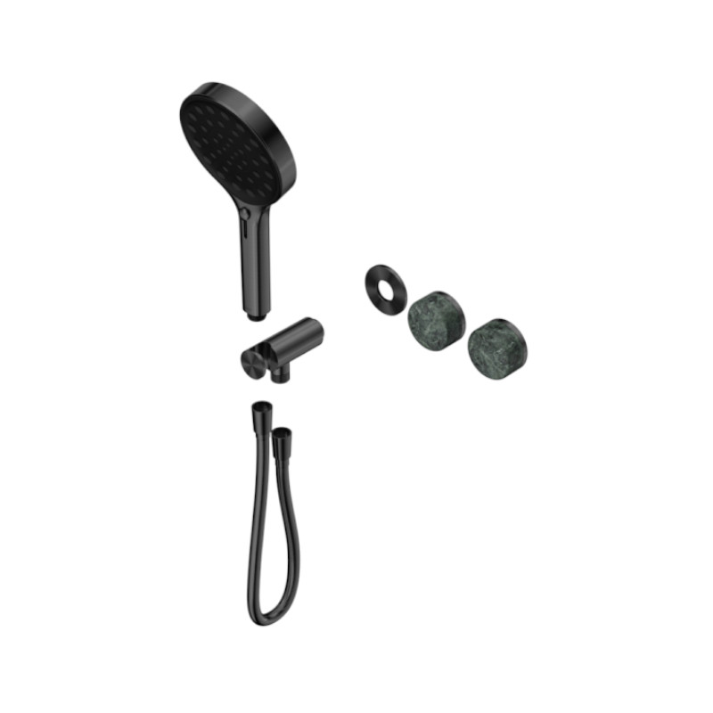 Nero Serenity Progressive Shower System With Verde Alpi Handle Trim Kit Only GM