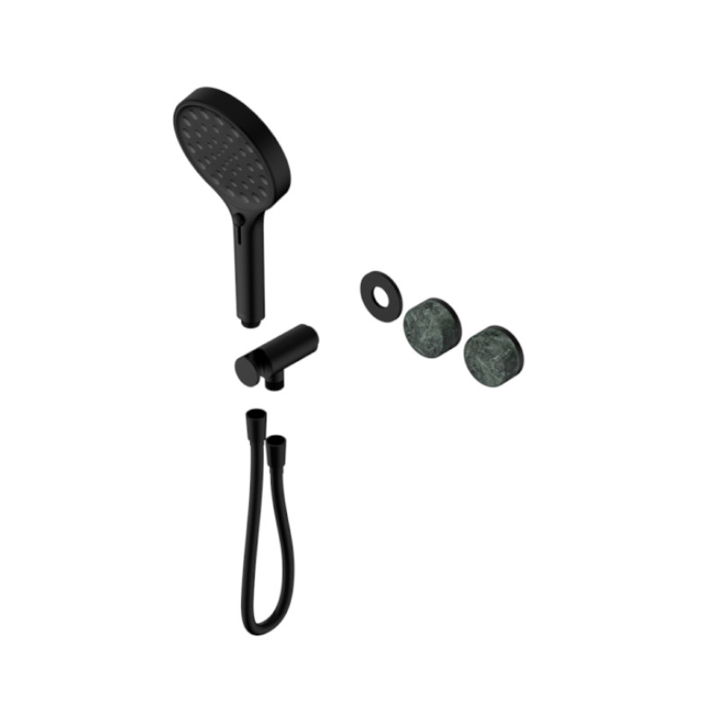 Nero Serenity Progressive Shower System With Verde Alpi Handle Trim Kit Only MB