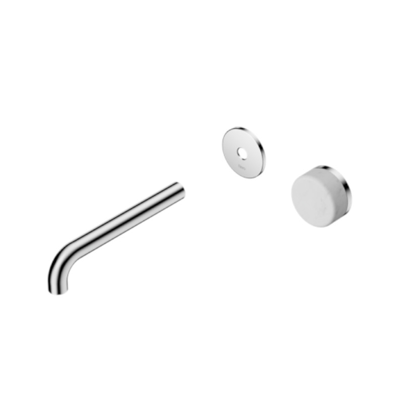 Nero Serenity Progressive Wall Basin Mixer 160mm Spout Carrara Handle Trim Kit Only CH