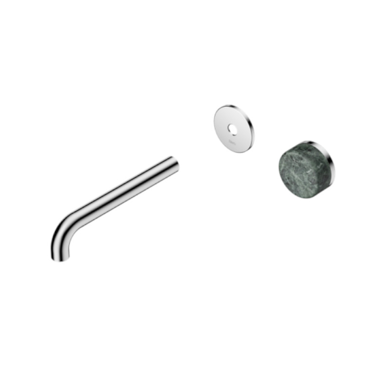 Nero Serenity Progressive Wall Basin Mixer 160mm Spout Verde Alpi Handle Trim Kit Only CH