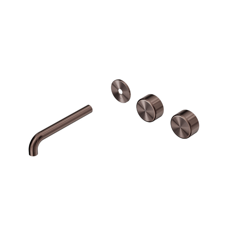 Nero Serenity Wall Basin Set 160mm Off-Set Metal Handle Trim Kit Only BZ