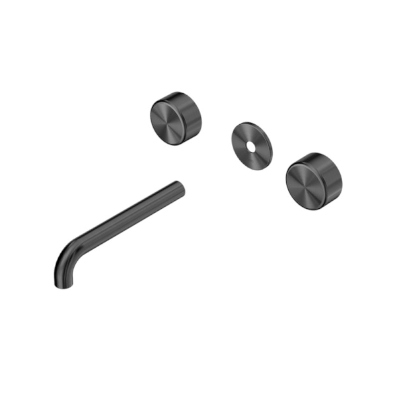 Nero Serenity Wall Basin Set 160mm Spout Metal Handle Trim Kit Only GM