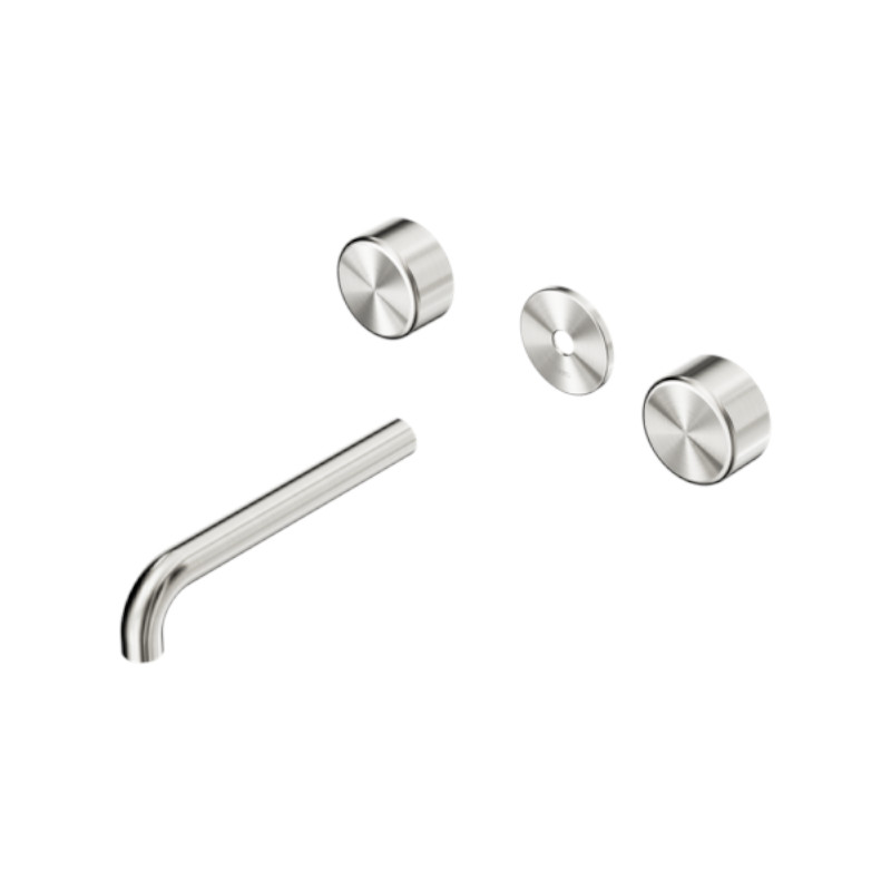 Nero Serenity Wall Basin Set 185mm Metal Handle Trim Kit Only BN