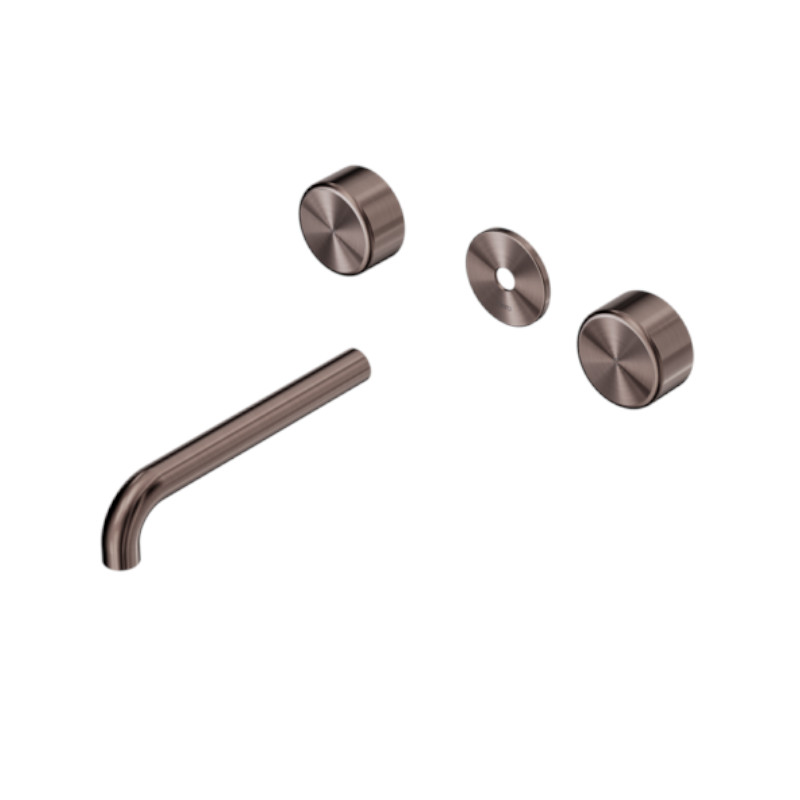Nero Serenity Wall Basin Set 185mm Metal Handle Trim Kit Only BZ