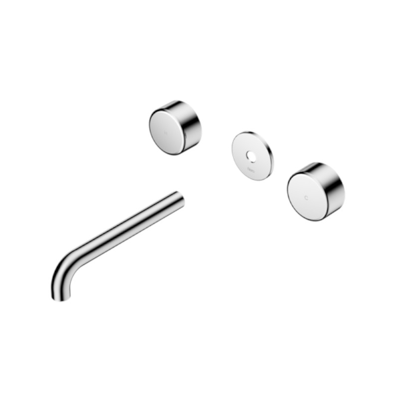 Nero Serenity Wall Basin Set 185mm Metal Handle Trim Kit Only CH