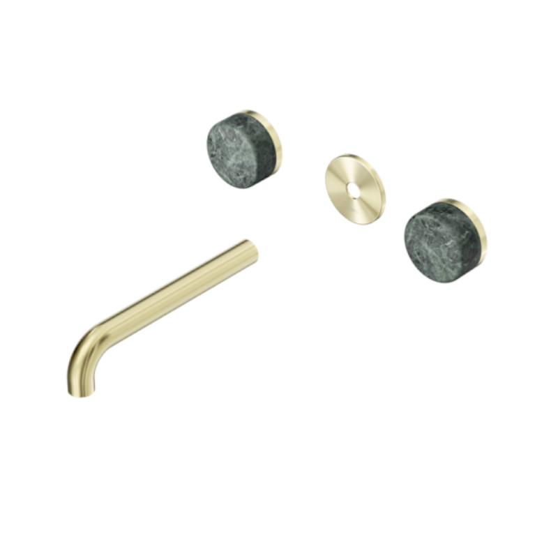 Nero Serenity Wall Basin Set 220mm Verde Alpi Handle Trim Kit Only BG