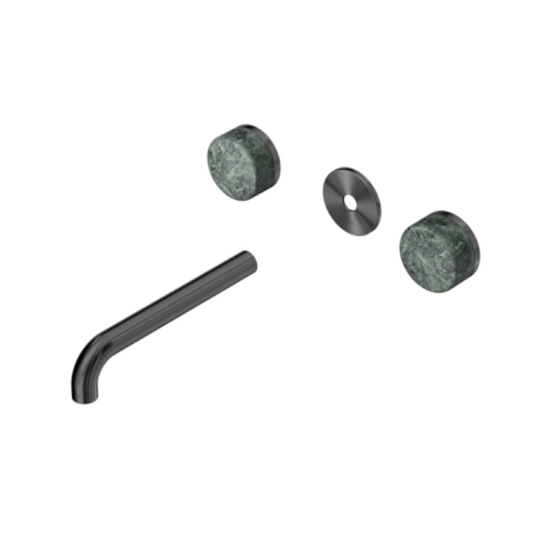 Nero Serenity Wall Basin Set 220mm Verde Alpi Handle Trim Kit Only GM