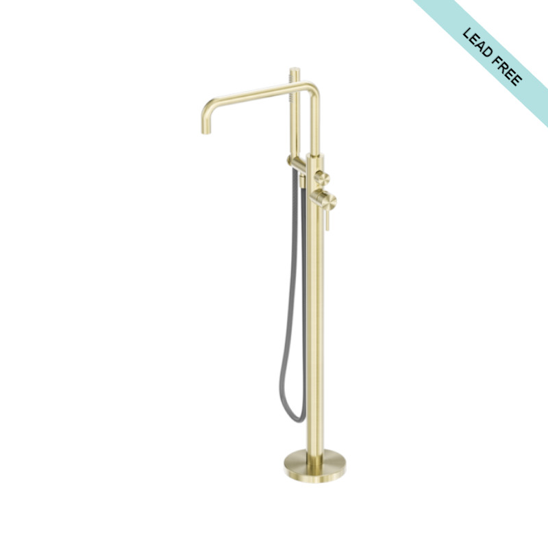 Nero Zen Freestanding Bath Mixer With Outdoor Shower Hose BG