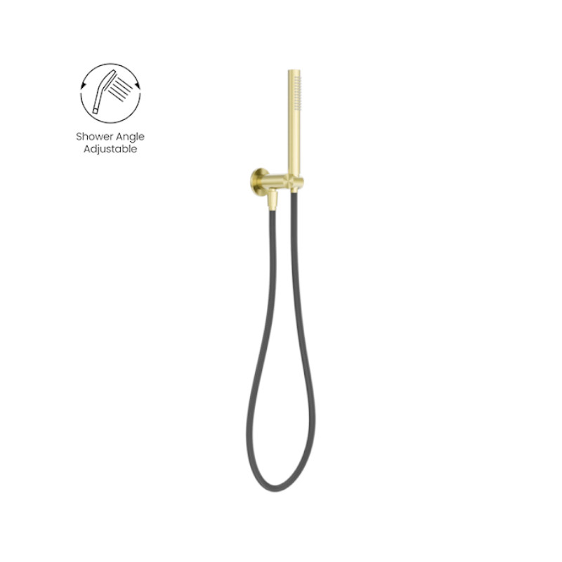 Nero Zen Shower On Bracket With Outdoor Shower Hose BG