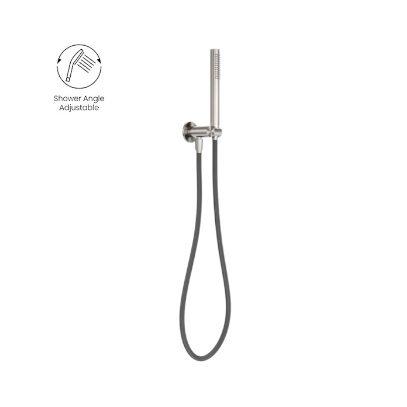 Nero Zen Shower On Bracket With Outdoor Shower Hose BN