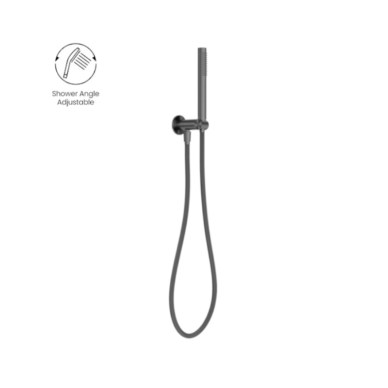 Nero Zen Shower On Bracket With Outdoor Shower Hose GR