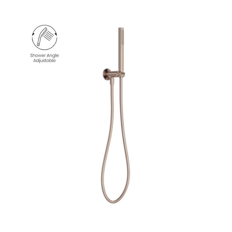 Nero Zen Shower On Bracket With PVC Shower Hose BZ