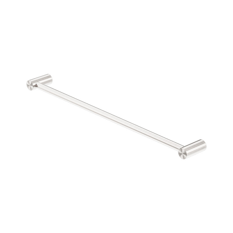 Nero Zen Single Towel Rail 800mm BN