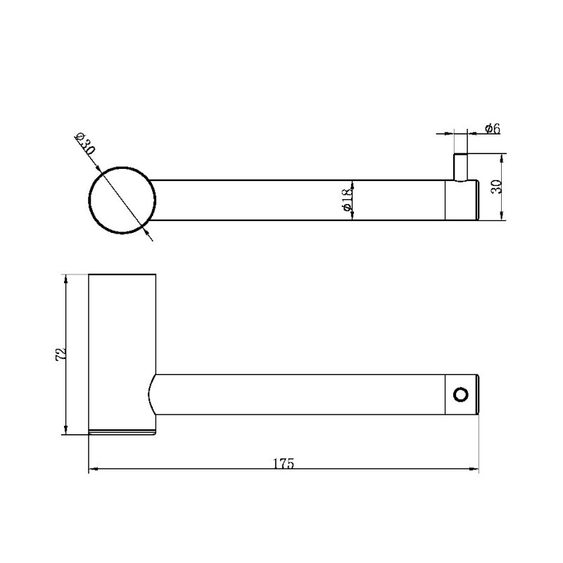 Nero Zen SS316L Toilet Roll Holder specs