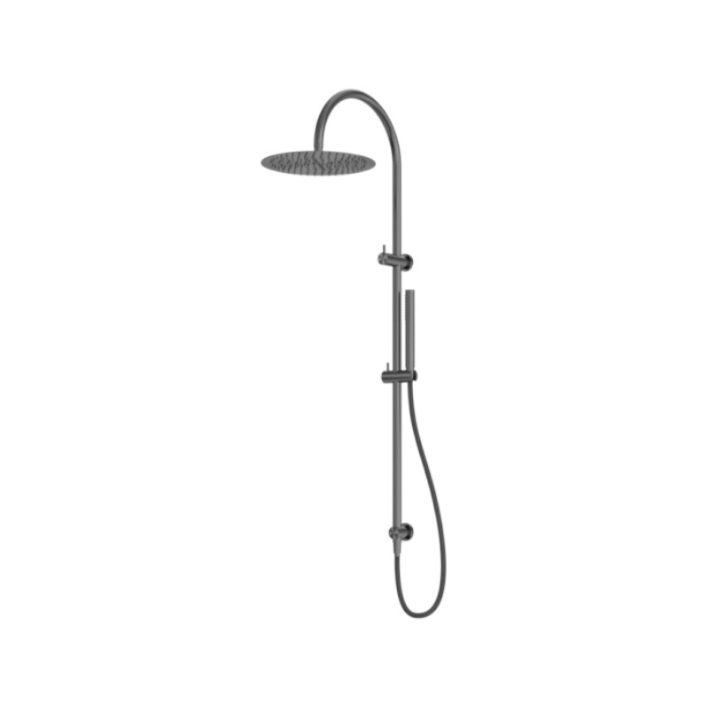 Nero Zen Twin Shower With Outdoor Shower Hose GR