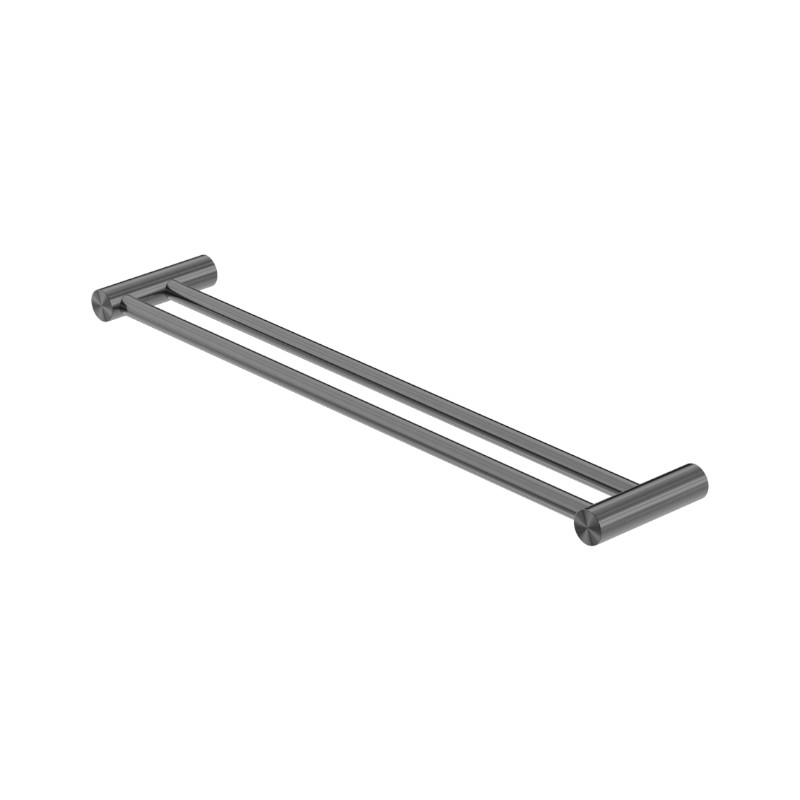 Nero Zen Double Towel Rail 600mm GR