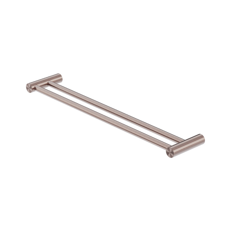 Nero Zen Double Towel Rail 800mm BZ