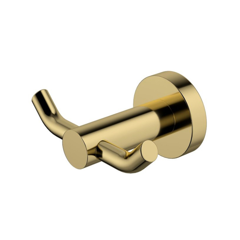 Modern National Mirage Double Robe Hook PB